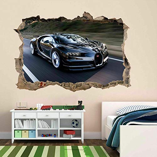 Wandtattoo Bugatti Super Sportwagen Wandaufkleber Wandtattoo Kinderzimmer Home Office BC11 von CSCH