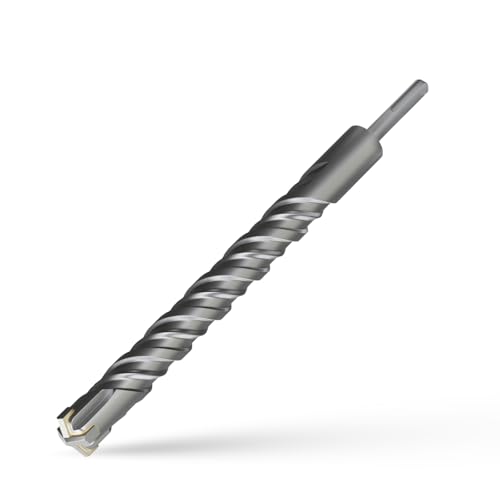 CSOOM SDS Plus Bohrhammerbohrer, 3,8 x 30,5 cm, professioneller Betonbohrer für Beton, Ziegel, Stein und Zementwände von CSOOM