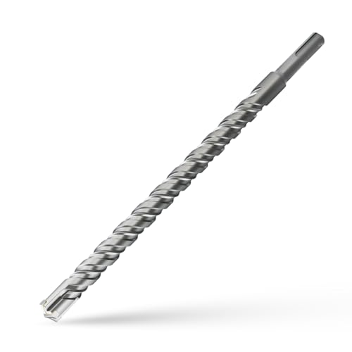 CSOOM SDS Plus Drehhammerbohrer, 1,6 x 31 cm, professioneller Betonbohrer für Beton, Ziegel, Stein und Zementwände von CSOOM