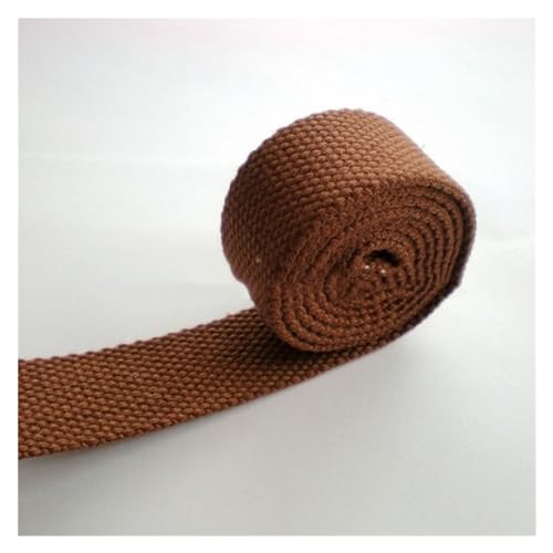 Gurtband 10 Yards 38 mm Canvas-Gurtband, 2 mm dick, Polyester-Baumwolle, Gurtband, Gürtel, DIY, Tasche, Kleidungsstück, Nähzubehör Für Rucksäcke, Handtaschen(10) von CSSHNL