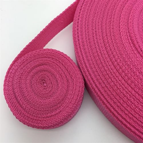 Gurtband 10 Yards 38 mm breites Nylon-Gurtband for Rucksackgurte, Sicherheitsgurt Für Rucksäcke, Handtaschen(Rose) von CSSHNL