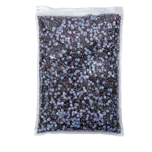 Hotfix Strasssteine 14400 Stück Hotfix-Strasssteine ​​SS6-SS20 Kristall-Hotfix-Strasssteine für Nagel Gesicht Kunst(Dark Amethyst,SS20-14400pcs) von CSSHNL