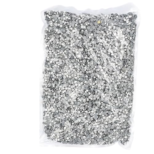 Hotfix Strasssteine 14400 Stück Hotfix-Strasssteine ​​SS6-SS20 Kristall-Hotfix-Strasssteine für Nagel Gesicht Kunst(Mine Silver,SS10-14400pcs) von CSSHNL