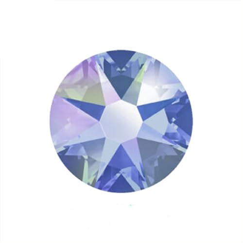 Hotfix Strasssteine Hotfix-Strassfarben AB, for Aufbügeln auf Kleidung, Kristalle, Strass, Nähen, Handarbeit, DIY, Diamant-Handwerk für Nagel Gesicht Kunst(Capri Blue AB,SS16 1440pcs) von CSSHNL