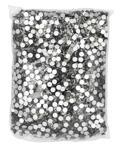 Hotfix Strasssteine SS3-SS20 Flatback Crystal AB Non Hotfix Strasssteine ​​AB Strass for Nail Art Dekorationen für Nagel Gesicht Kunst(Black Diamond,Ss12 14400pcs) von CSSHNL