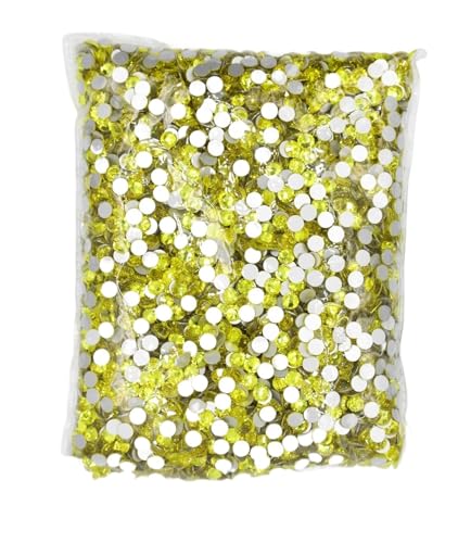 Hotfix Strasssteine SS3-SS20 Flatback Crystal AB Non Hotfix Strasssteine ​​AB Strass for Nail Art Dekorationen für Nagel Gesicht Kunst(Citrine,Ss8 14400pcs) von CSSHNL