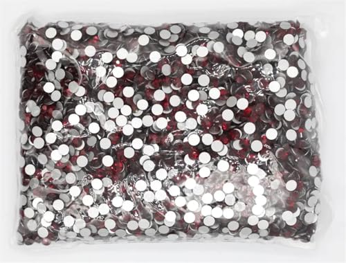 Hotfix Strasssteine SS3-SS20 Flatback Crystal AB Non Hotfix Strasssteine ​​AB Strass for Nail Art Dekorationen für Nagel Gesicht Kunst(Dark Siam,Ss4 14400pcs) von CSSHNL