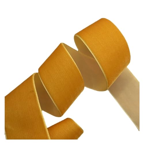 Samtband 6/10/15/20/25/38mm Samtband Hochzeit Party Dekoration Handgemachtes Band Geschenkverpackung Haarschleife DIY Weihnachtsband zum Verpacken von Geschenken(24 orange,20mm 4Yards) von CSSHNL