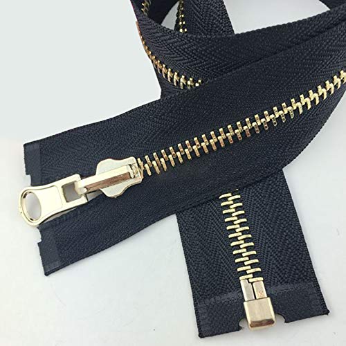 Reißverschlüsse, Ersatzreißverschluss two way zip，zip for jacket，Open zipperOpen-Ended Zip Fasteners,Coil Zippers,Invisible Metal Zippers, 5# Open-end Auto Lock Zipper Use for Clothes Shoes Pocket(Nav von CSSQCSSUANB