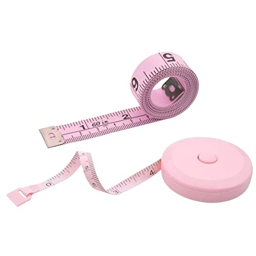 CTCOIJRN 2 STÜCKE Maßband Weiches Maßband for Nähen von Stoff Schneider Stoff Handwerk Maßband 60 Zoll/1,5 m(Pink) von CTCOIJRN