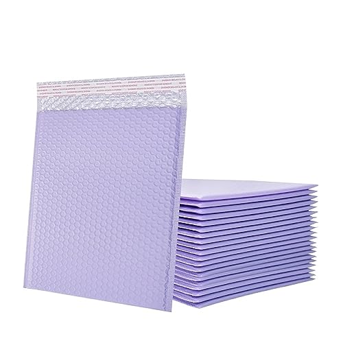 CTCOIJRN Luftpolstertaschen Luftpolsterfolie 50 Stück for Verpacken von Luftpolsterumschlägen Luftpolster gepolsterte Verpackungsumschläge Lila/Rosa/Grün/Gelb/Schwarz/Weiß Luftpolstertaschen Verpackun von CTCOIJRN