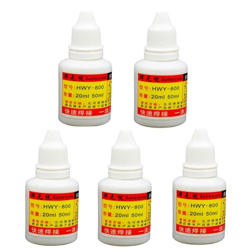 CTDWNT Lötflussmittel, starkes Löt, 20 ml, Edelstahl-Flussmittel-Lötpaste, flüssiges Lötwerkzeug, Metalle, Schnellschweißwerkzeuge für Edelstahl- und Nickel-Schweißen von CTDWNT