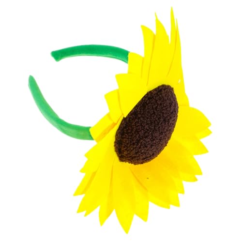 CTIRCHIU Sonnenblumen-stirnband Party-haarreifen Geburtstagsstadband Blume Kopfbedeckung Kopfschmuck Für Mädchen Süßes Stirnband Party-haare Sonnenblumenköpfe Stoff Yellow CTIRCHIU Sonnenblumen-stirnband Party-haarreifen Geburtstagsstadband Blume Kopfbedeckung Kopfschmuck Für Mädchen Süßes Stirnband Party-haare Sonnenblumenköpfe Stoff Yellow von CTIRCHIU