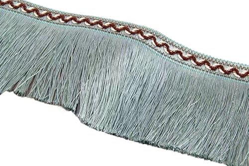 Quastenfransenbesatz, 12 meter 13cm Vorhang Fransen Trimmen DIY Home Textile Kleidungsstück Braid Trim Spitze Band Decor Nähzubehör(Color 3) von CTRSM