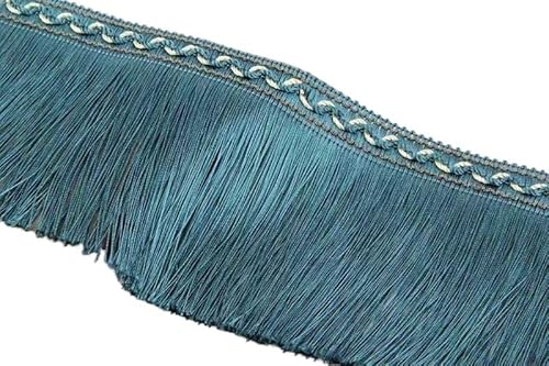 Quastenfransenbesatz, 12 meter 13cm Vorhang Fransen Trimmen DIY Home Textile Kleidungsstück Braid Trim Spitze Band Decor Nähzubehör(Color 4) von CTRSM