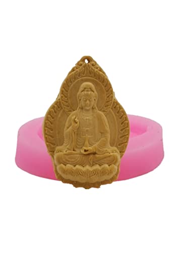 CUICUI Neue Buddha Avalokitesvara Kerzenform Für Kerzenwachs Aroma Gips Gipsform Silikonformen Keramikharz Ton Handwerk Formen von CUICUI