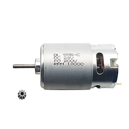 CUMERSU 18000/20000 U/min Metall DL 555-C 24V 200W Motoren for Kinder Elektroauto DL 555-C 24V High Speed ​​High Power 9/10T(555 24V 18000 10T) von CUMERSU