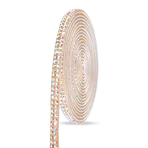 Strassbänder, Kristall-Strass-Diamantbandstreifen, glitzerndes Diamantband, glitzernde Aufkleber, Rolle zum Selbermachen für Dekoration, Geschenk, Telefon, Hochzeit (Farbe) von CUNTAUK