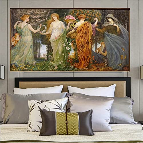 Diamond Painting Europa Frau Bilder 30x40cm 5D Diamont Painting Set, Diamant Painting Kinder Mädchen DIY Diamond Dots Crystal Art Malen Nach Zahlen Erwachsene für Aesthetic Room Decor Geschenk Z-3438 von CURTEK