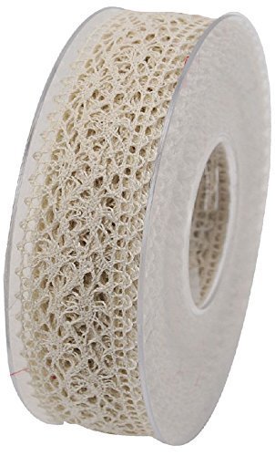 Bellaflor Spitzenband Creme Breite: 38 mm Länge: 15 Meter von CURV BAR