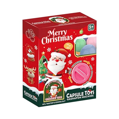 CUTeFiorino Kleinkindspielzeug Für Mädchen Eiermaschine für Kinder, Gashapon-Maschine zum Zeichnen von Kindern, mit geheimnisvollen -Spielzeugpuppen und Einer Vielzahl von Baby (Red, One Size) von CUTeFiorino