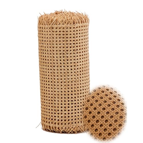 Rattan-Gurtband Rolle,Wiener Geflecht Geflochtener Schlauchstoff Rattan-Gewebe Wasserdicht, Restaurieren Sie Möbel, für DIY-Projekte & Dekoration Möbel, Stühle, Schränke(Dark,L100CM/40IN_W45CM/18IN) von CUXAHO