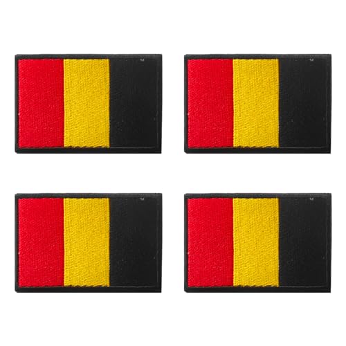 4 Stück Deutschland-Flaggen-Aufnäher, Deutschland-Flagge-Aufnäher, Flaggen-Abzeichen, Bestickte Abzeichen-Armbänder, Bestickte Aufnäher, Geeignet Für Mäntel, Hosen, Röcke, Rucksäcke, Jacken von CVDYWDJIE