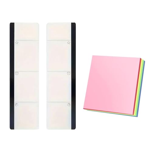 CVFRTT 2 Pc-Nachrichtentafeln, 1 Haftnotiz, Selbstklebendes Acryl-Nachrichtenbrett, Display-Memoboard, Home-Office-Zubehör von CVFRTT