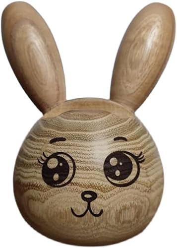 Niedliche Animal Brillenhalter, 3D Animal Creative Brillenhalter, Kreative Cartoon -Tiere Brillenhalter, Harz Artware Desktop Dekor, Sonnenbrille Display Rack für Büro -Home Desk Decor Wooden Rabbit von CVQJL