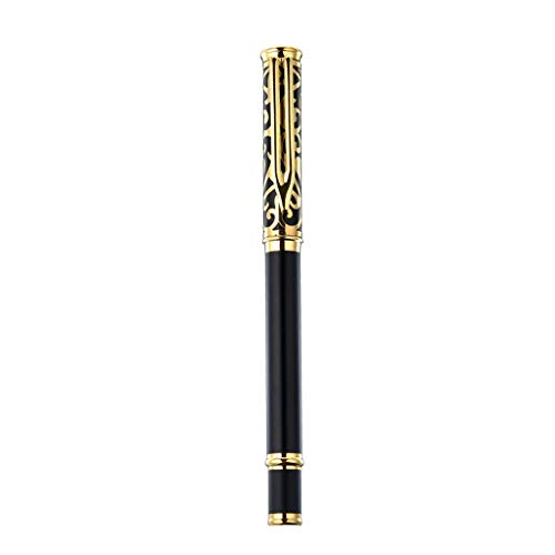 CVZJ Business Signing Pen Kugelschreiber Metall Stift Nachfüllbar Roller Ball Pen Schwarz für Büro Damen Herren von CVZJ