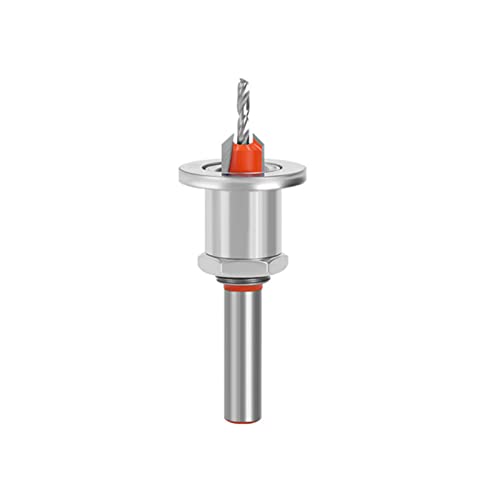 1 x konischer Bohrer aus Legierung, 2,8–4 mm Durchmesser, für Holzarbeiten, Begrenzer, Fensterscharniere von CVZQTE