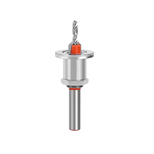 1 x konischer Bohrer aus Legierung, 2,8–4 mm Durchmesser, für Holzarbeiten, Begrenzer, Fensterscharniere von CVZQTE