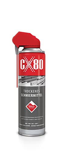 CX80 Trockenes Schmiermittel - Teflon™ 500ml Duo-Spray von CX80