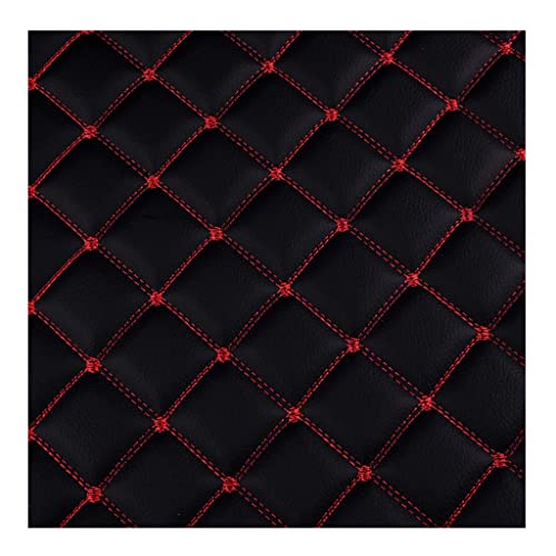 CXPMY Kunstleder Gesteppt Kaschiert Leder Polsterstoff Kunstleder PVC Gestepptes Kaschiert Dekostoff for Auto Innenraum DIY Dekor 1.6x1M(Black,1.6x10m) von CXPMY