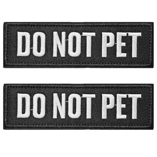 CXWLJL Hunde-Patches mit Aufschrift "Do Not Pet", 2 Stück von CXWLJL