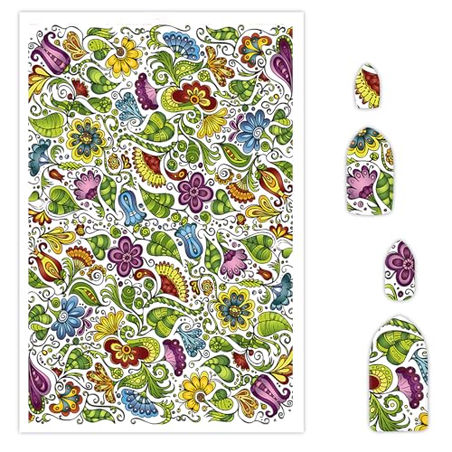 Abstraktes Blumenpapier für Polymerton, Wassertransferblätter für Polymerton, verschiedene Blumen, Blätter, Polymer-Ton, Transferpapier für Bastelarbeiten, Kunst, Schmuck, Ohrringe, 10 Stück, 10 Stück Abstraktes Blumenpapier für Polymerton, Wassertransferblätter für Polymerton, verschiedene Blumen, Blätter, Polymer-Ton, Transferpapier für Bastelarbeiten, Kunst, Schmuck, Ohrringe, 10 Stück, 10 Stück von CYFUN DESIGN