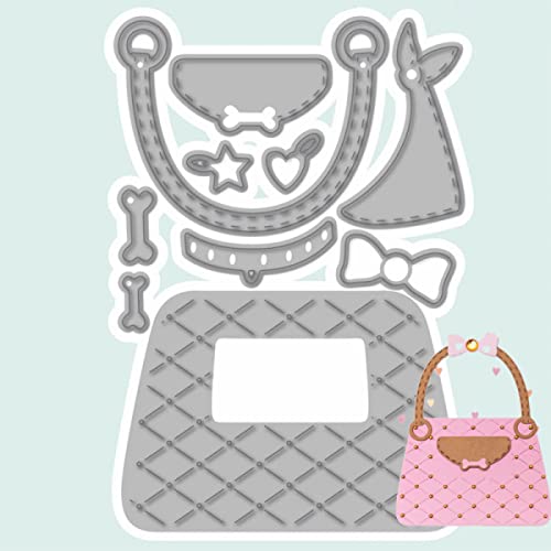 Handtasche Geldbörse Tasche Stanzformen für Kartenherstellung Fliege Taschen Liebe Herzen Metall Stanzformen für DIY Scrapbooking Papier Basteln Handgemachte Handwerk Metall Stanzschablonen von CYFUN DESIGN