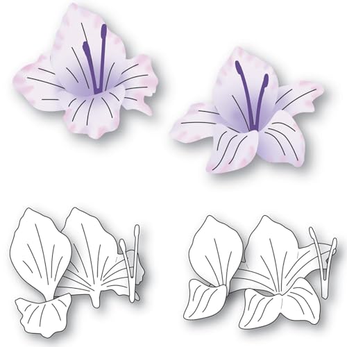 Stanzschablone mit mehrlagigen Blumen für Kartenherstellung, Scrapbooking, Prägeschablone, Stanzschablone, Formen, Kunsthandwerk, Scrapbooking, Zubehör, Metall-Stanzformen für Papierbasteln, von CYFUN DESIGN