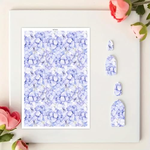 Ton-Transferpapier für DIY-Ohrringe, hellviolettes Hortensien-Muster, doppelseitig, Wasserton, DIY-Form, Einweg-Ton-Transferblätter für DIY-Schmuckherstellung, Dekoration, Bastelbedarf, 10 Stück Ton-Transferpapier für DIY-Ohrringe, hellviolettes Hortensien-Muster, doppelseitig, Wasserton, DIY-Form, Einweg-Ton-Transferblätter für DIY-Schmuckherstellung, Dekoration, Bastelbedarf, 10 Stück von CYFUN DESIGN