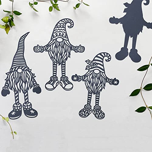 Zwerge Weihnachten Stanzformen für die Kartenherstellung DIY Scrapbooking Prägeschablone Stanzschablone Formen Weihnachten Metall Stanzformen für Papierherstellung Handgemachtes Kunsthandwerk von CYFUN DESIGN