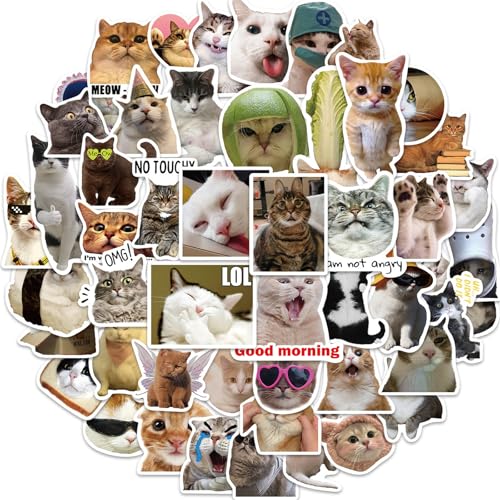 50Pcs Katzen Thema Aufkleber Cartoon Aufkleber Für Journal Planer Stift Fall Kinder Aufkleber Für Lohnende Scrapbooking von CYILPR