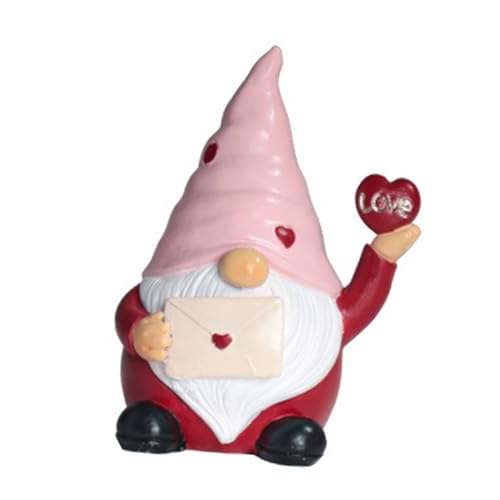 CYILPR Elfen Figur Ornament Für Valentinstag Harz Mittelstücke Handgemachtes Geschenk Für Paar Weihnachten Desktop Dekoration von CYILPR