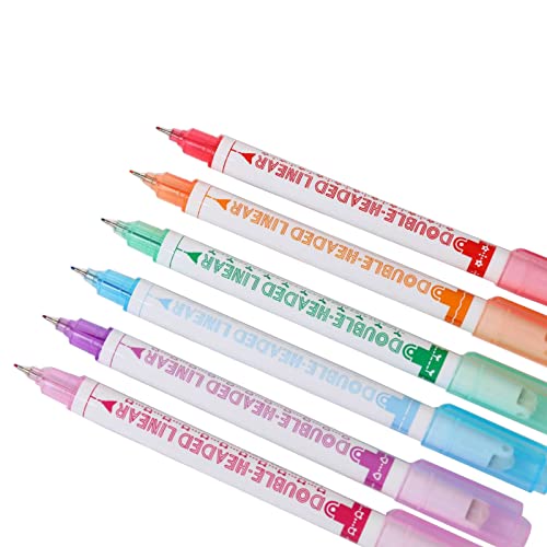 CYILPR Marker, Textmarker, Textmarker, Spitzen, Flair-Stifte zum Schreiben, Journaling, Zeichnen, Scrapbooking, Kunst, Büro von CYILPR