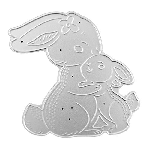 Kaninchen Hase Metall Stanzformen Schablone Scrapbooking Album Stempel Papier Karte von CYILPR