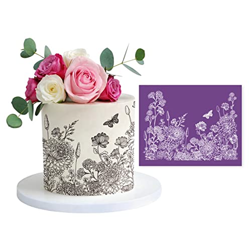 Kuchen Mesh Schablone Spitze Gras Stoff Kuchen Schablone Dekorieren Werkzeug Für Fondant Backen Gebäck Werkzeuge von CYILPR