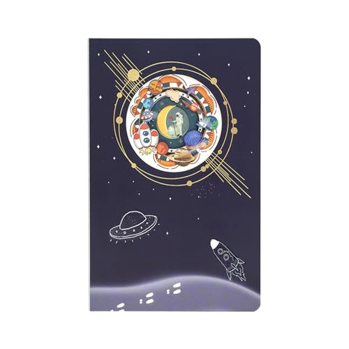 Neuheit Space Wonderland Notizbuch Tagebuch 120 Seiten Gepunktete Notizblöcke Skizzenbuch Für Schüler Notieren Schreiben Journaling von CYILPR