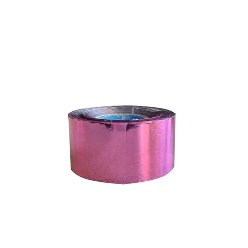 CYMMIYT Heißprägefolie 1 Rolle 3 cm x 120 m, 10 Farben, Heißprägefolie, Wärmeübertragung, Serviettenvergoldung, PVC-Kartenprägung(Pink) von CYMMIYT