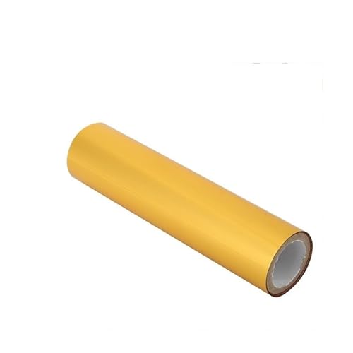 CYMMIYT Heißprägefolie 3 Meter x 1 Rolle, weiße Farbe, wärmeaktivierte Folie, Heißfolienrollen, Heißprägefolienpapier, holografische Wärmeübertragung, DIY-Handwerk(Golden) von CYMMIYT