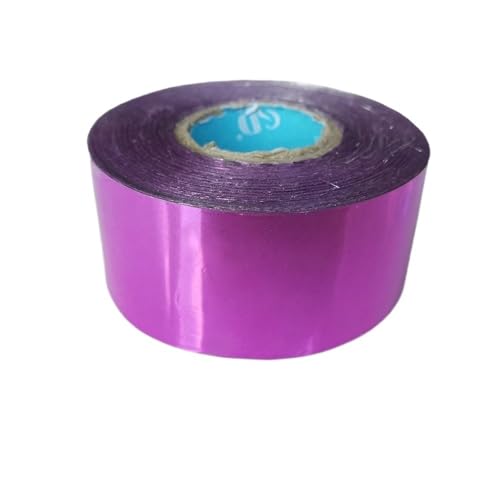 CYMMIYT Heißprägefolie 3CM x 120M Rolle Heißprägefolie Papierrollen DIY Tasche Karte Dekor for Wärmeübertragung Laminieren Serviette Vergoldung PVC(Light Purple) von CYMMIYT