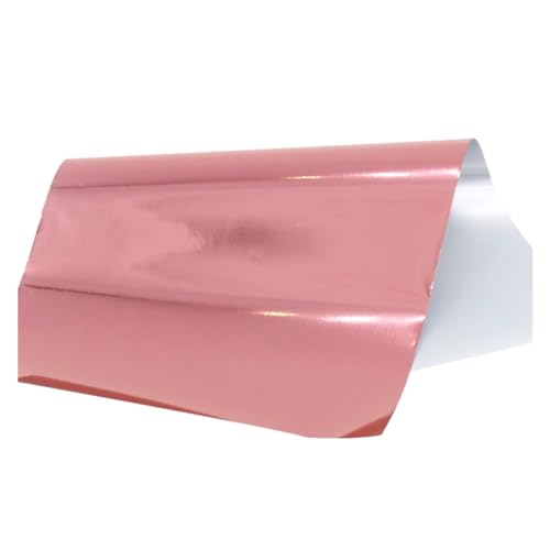 CYMMIYT Heißprägefolie 50 Stück Heißprägefolie Papier Heißlaminator Bastelpapier Vergoldung for Geschenkkartendekoration Sammelalbum Geschenkpapier(Pink) von CYMMIYT